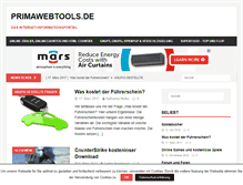 Tablet Screenshot of primawebtools.de